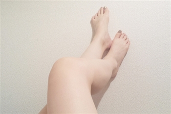 むくみが改善された脚